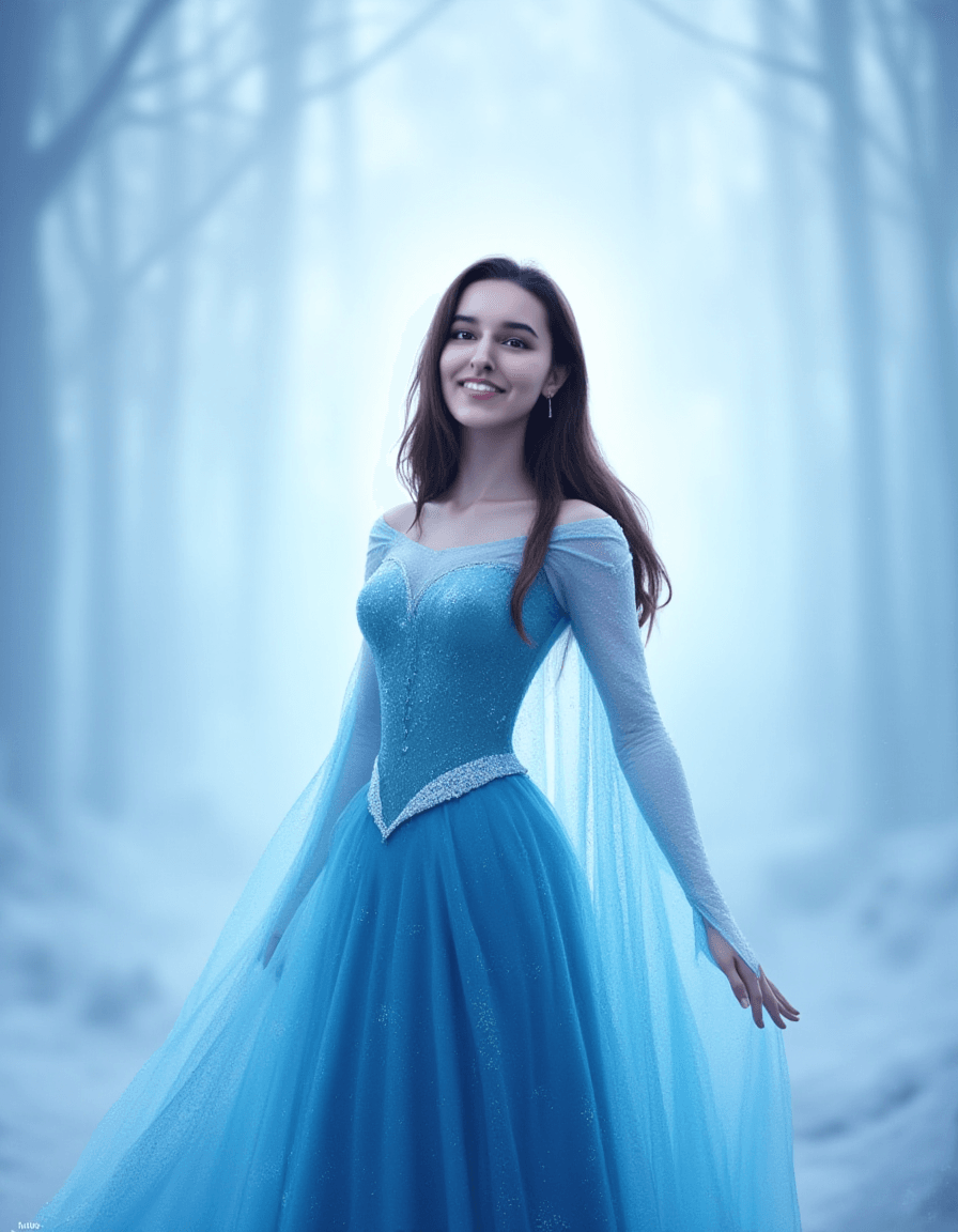 Fotomontaje Elsa Frozen