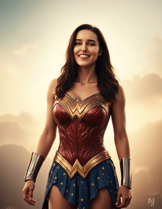 Fotomontaje Wonder Woman