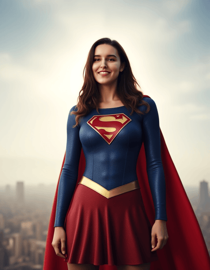 Fotomontaje Supergirl