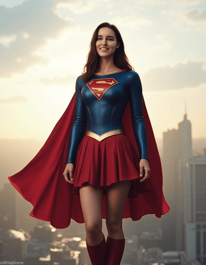 Fotomontaje Supergirl