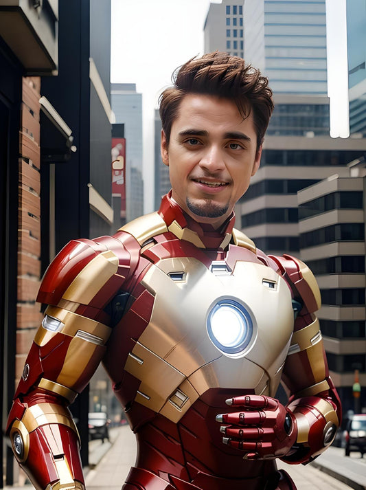 Fotomontaje Iron Man