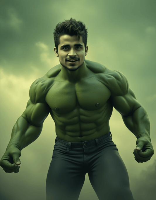 Fotomontaje Hulk