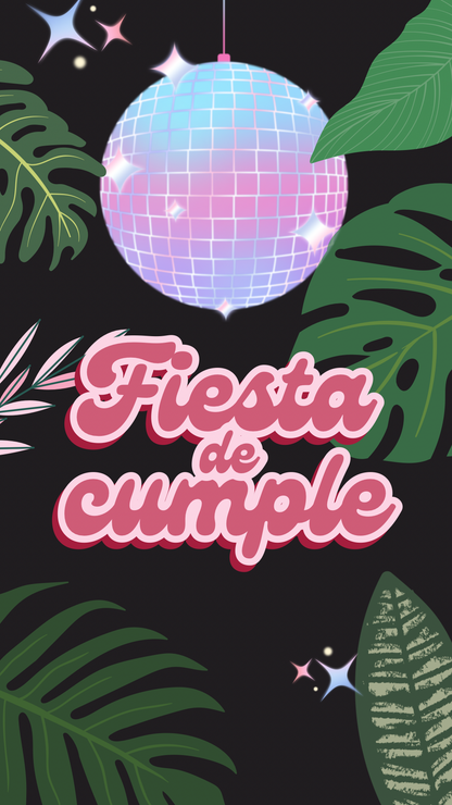 Vídeo 5 invitación cumpleaños adulto